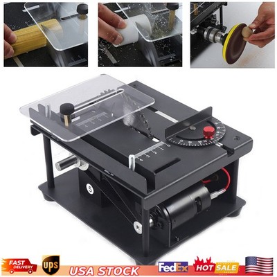 Mini Table Saw Small Woodworking Electric Bench Saw Precision DIY Cutting Tool