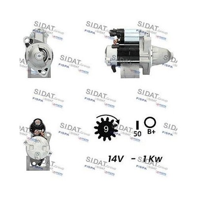 Starter Sidat S12DE0520A2 für Honda