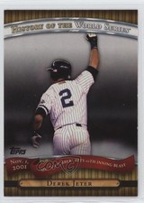 2010 Topps History of the World Series Derek Jeter #HWS21 HOF 12zo
