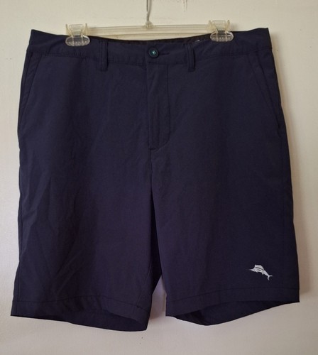 Men's Tommy Bahama Island Active Size 34 Shorts, Dark Blue