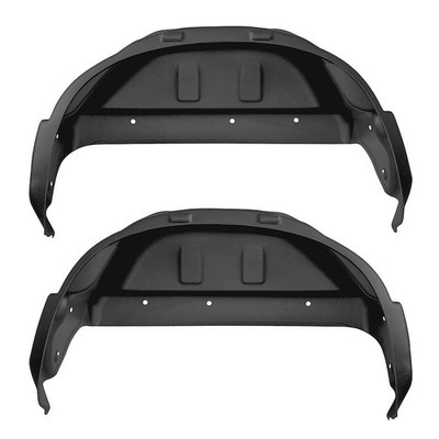 Rear Fender Wheel Well Guard Liner Black Set 2 PCS Pair For Chevy Silverado 1500
