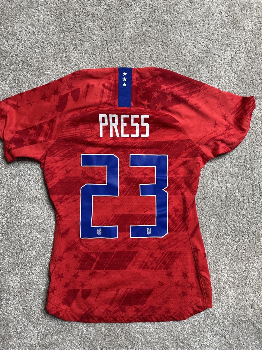 Nike 2019 Team USA Women's Vaporknit Soccer Jersey Sz XS AJ4329