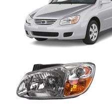 Halogen Headlight Clear Lens Headlamp Left Driver Side For 2007 2008 2009 Kia