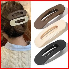 Fashion Matte Flat Hair Clips Duck Billed Clips Accessories Matte Hairpins Hair