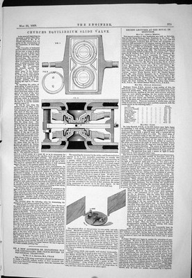 Alter 1869 Kirche Gleichgewichtsschieber Maschinenbau Berthon viktorianisch