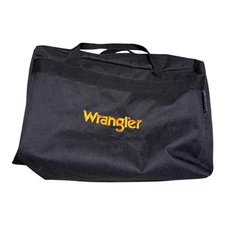 Wrangler by Bucks Bags Black Duffle Made In USA 17x14x8.5