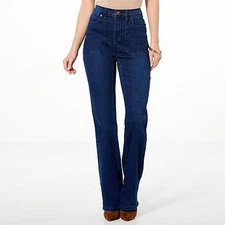 DG2 by Diane Gilman Petites New Classic Stretch Patch Pocket Bootcut Jeans Indig