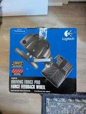 PS2 Logitech Driving Force Pro CIB Light Use