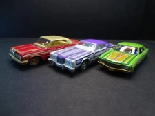 Greenlight 1970 Monte Carlo 1973 Thunderbird 1963 Impala SET Lowrider Loose 1:64