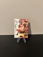 Bonzi Wells Card 1998 Press Pass Double Threat Rookie Script Autographs #30. rookie card picture