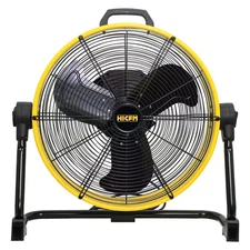 20 In. Direct Drive Drum Fan, 6100 CFM High-Velocity Air Circulator with 180° Pi