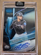 2026 Topps Chrome Black Agustin Ramirez Blue Auto /150