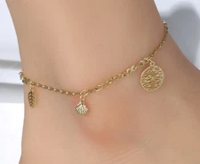 18K Gold Plated Anklet High Quality