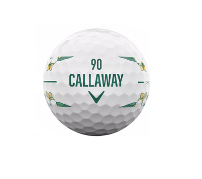Callaway 2026 APRIL MAJOR 360 Stripe Chrome Tour Golf Balls
