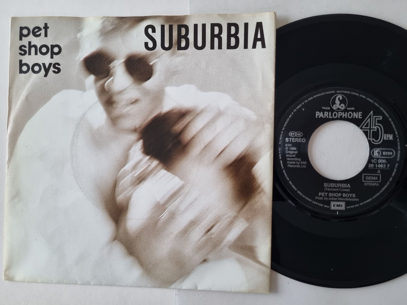 Pet Shop Boys - Suburbia/ Paninaro 7'' Vinyl Germany