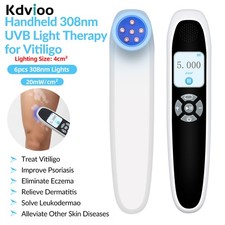 308nm Blue Light Phototherapy Device For Skin Diseases Handheld Home Use 6 Diode