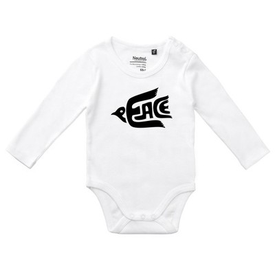 Baby Body Peace Friedenstaube  Geschenkidee Peace Friedenstaube Geschenk Präsent