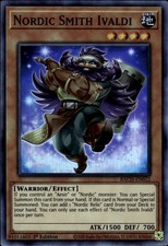 Yu-Gi-Oh! Nordic Smith Ivaldi Super Rare BACH-EN012