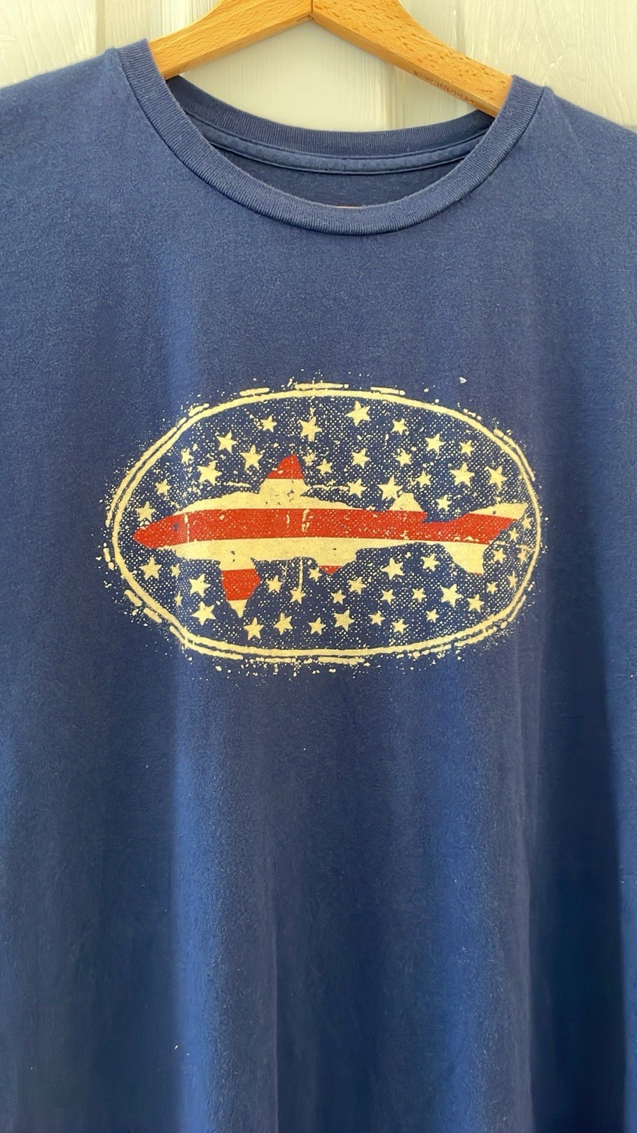 Dogfish Head Craft Brewery Men's M 100% Ringspun Combed Cotton Fish Muscle Tee