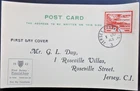 Jersey 1/6/43 1d Blampied FDC with h/s 3 cancel