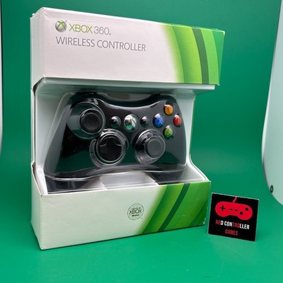 Original Microsoft Xbox 360 Wireless Controller Schwarz Ovp 1403 Model