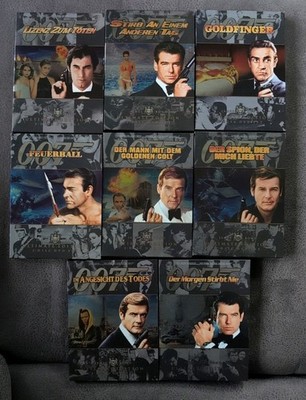 8x James Bond 007 Ultimate Collection DVD Film Sammlung - TOP ZUSTAND 