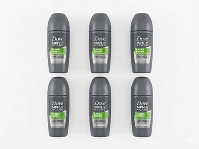 Dove Men+Care Extra Fresh Anti Perspirant Deodorant Roll-on Travel Size 6 Pack