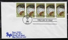 1¢ WONDER'S ~ US FDC 25¢ ASSINIBOINE INDIAN HEADDRESS BOOKLET PANE 1990 ~ D379