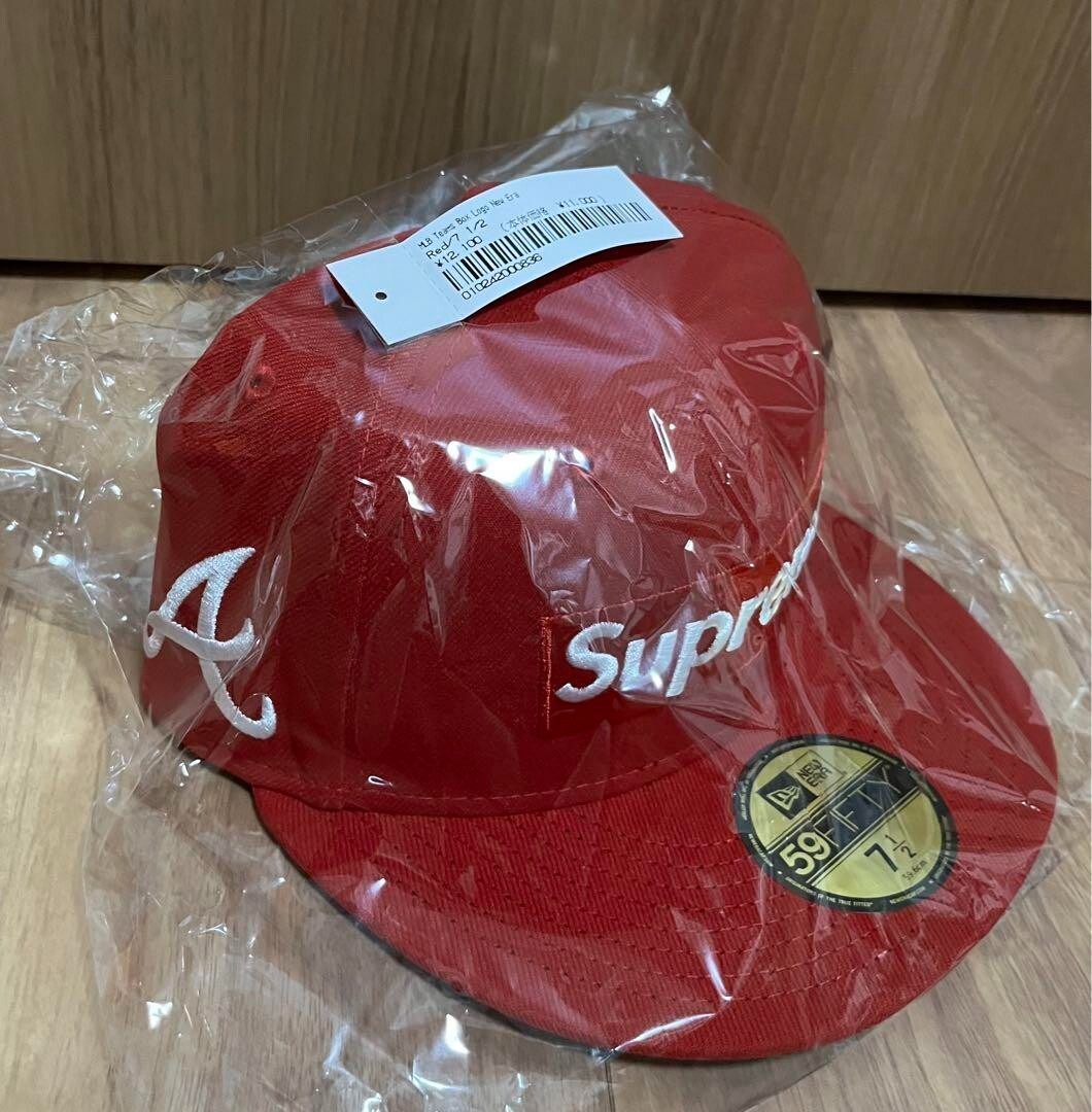 Supreme MLB Teams Box Logo New Era 59Fifty Cap Hat Red Supreme MLB Teams Box Logo New Era 59Fifty Cap Hat Red