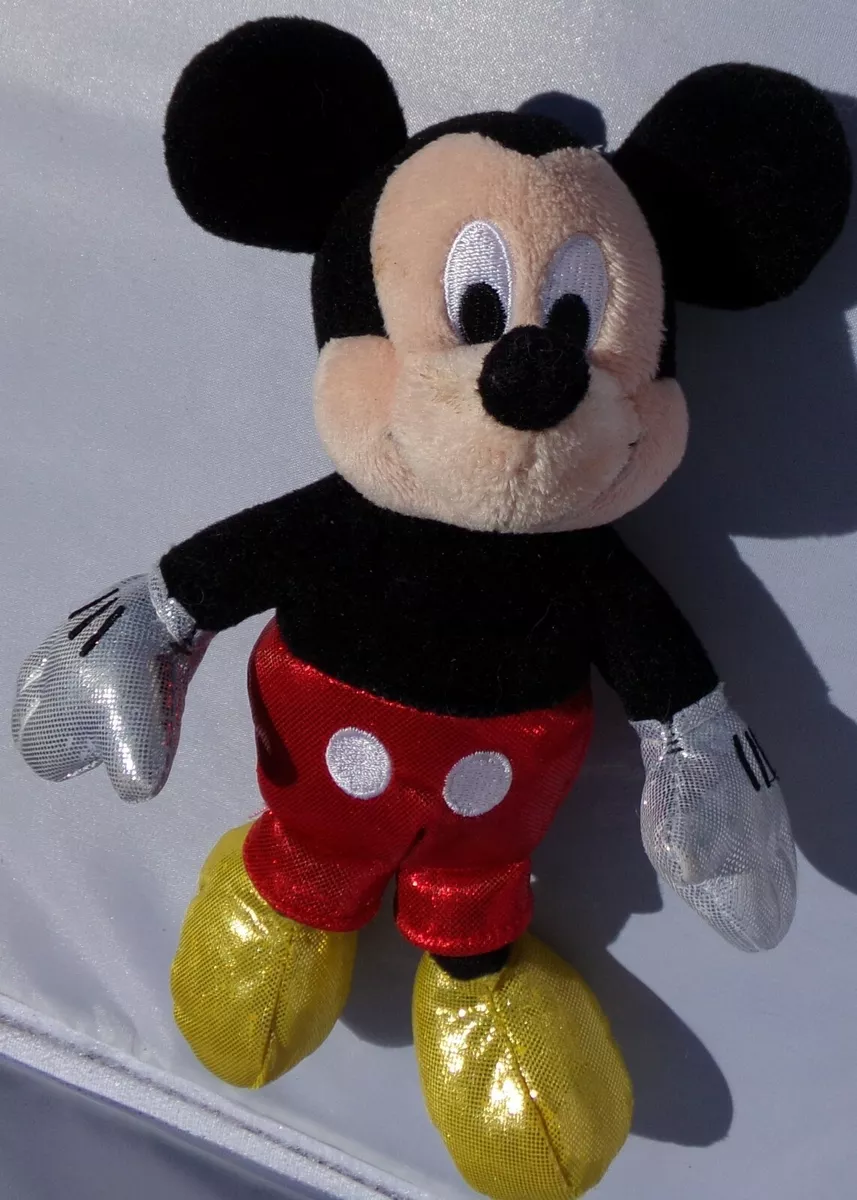 TY Beanie Baby Disney Sparkle Mickey Mouse Plush Stuffed Animal 8