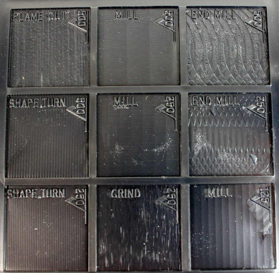 FLEXBAR SURFACE FINISH COMPARATOR- PLASTIC - #16007 - Image 3 of 4