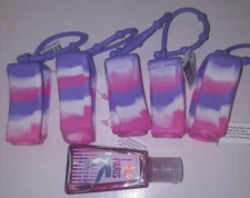 NWT 5!  Bath & Body Works old style Tie Dye PURPLE/PINK I LOVE PARIS AMORE 1 OZ