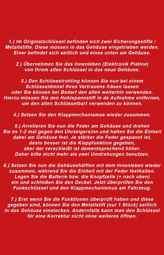 Schlüssel Gehäuse 5K0837202AD passend für VW Golf Polo Passat Tiguan SEAT SKODA - 第 9/11 張圖片