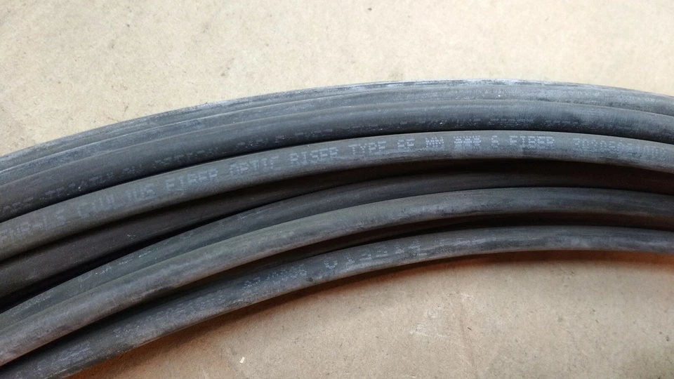 98' Commscope Triathlon OM1 6 Fiber Riser Cabling, Z-006-DS-6F-FSUBK - Image 3 of 4