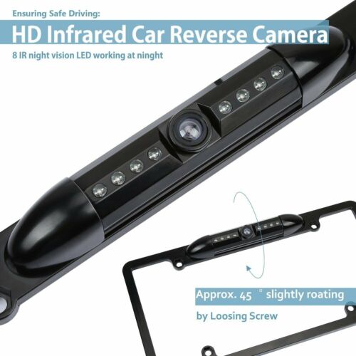 Backup Rearview Camera License Plate Frame for Pioneer AVH-210EX AVH210EX - Picture 4 of 5