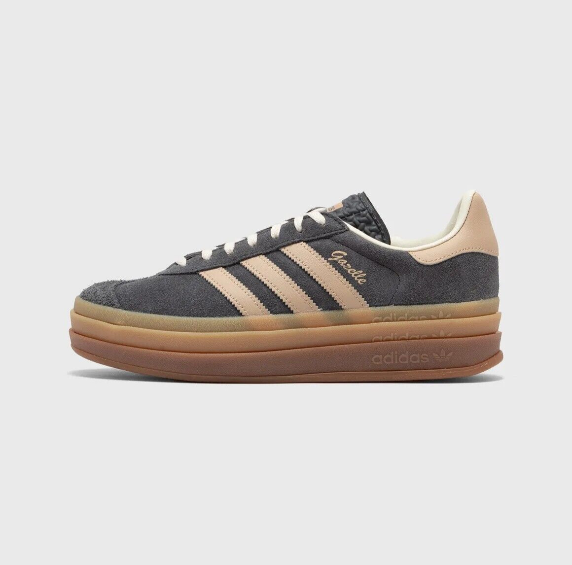 [NEW] Women's adidas Gazelle Bold Shoe 'Grey' IE0428