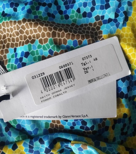 Versace - Versace Collection 2012 Knitted Dress with Bright Print Unworn 48 IT - Picture 18 of 21