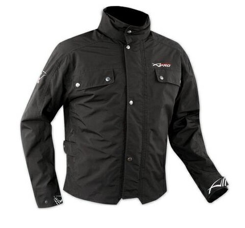 Wind  Motorbike Motorcycle Waterproof Armours Cordura Textile Jacket Black XXL