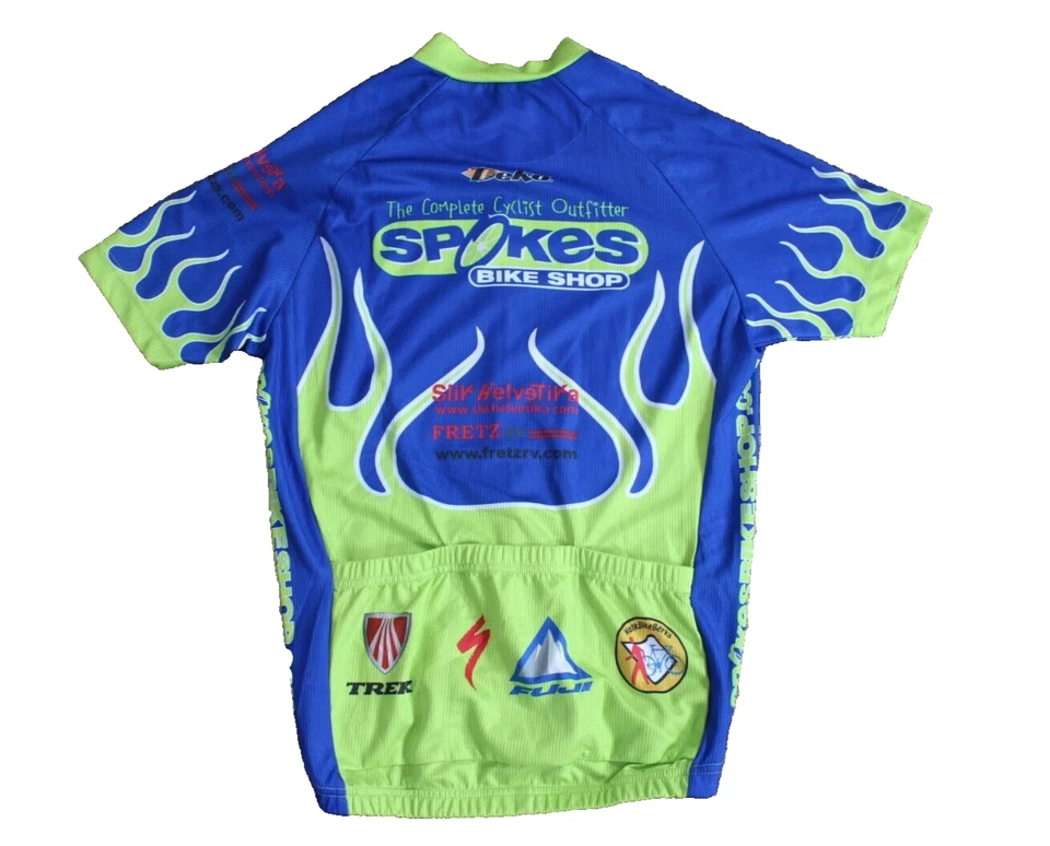 Camiseta masculina acolchoada AB Pro Spokes loja de bicicletas ciclismo e desgaste primário M - Imagem 3 de 4