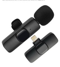 Wireless Lavalier Microphone - Compatible with iPhone No App Or Adapter Need NIB