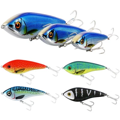 Westin Swim SW Glidebait 10 12 15 cm Sinking Jerk Glide Bait Salzwasser Wobbler