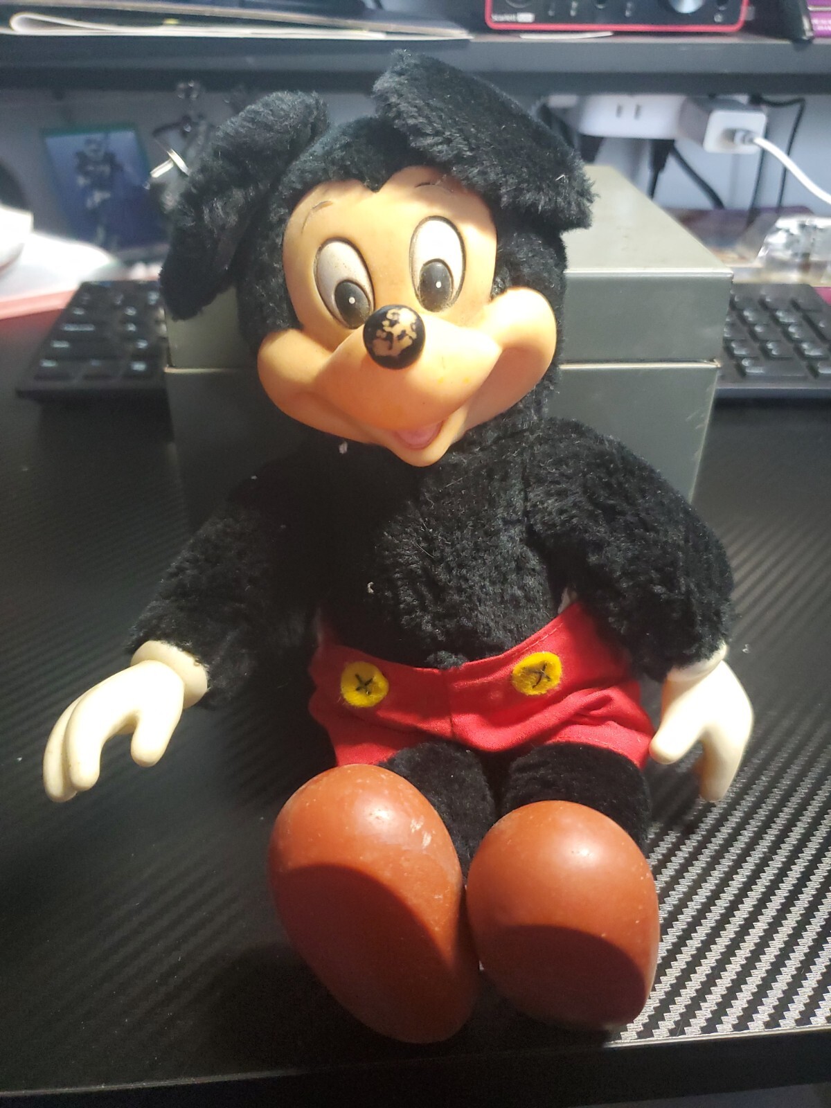 RARE Vintage Mickey Mouse Posable Vinyl Doll by Applause for Disney | eBay