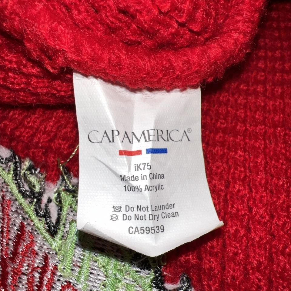 Gorra Mountain Dew Flamin Hot Knit Red Beanie Cap America Mtn Dew Foto 4 de 4