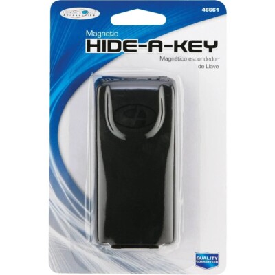 Custom Accessories 46661 Black Hide A Key Magnetic Key Holder Box