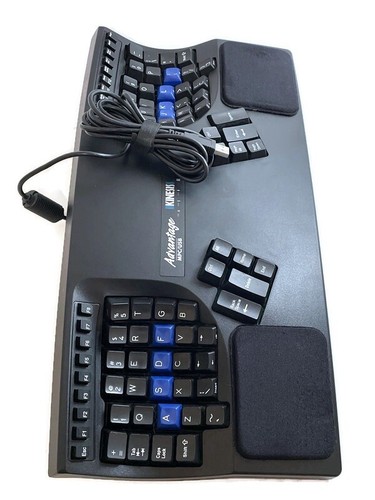Kinesis Advantage MPC/USB Black Contoured Ergonomic Keyboard KB500USB-blk - Picture 3 of 7