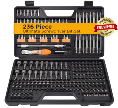 Gunsmith Screwdriver Set Wheeler Gunsmithing Firearm Tools Kit 236 Bits Pro NEW