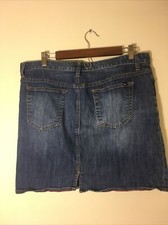 Tommy Hilfiger Denim Skirt Y2K Stretch 32 In Waist 27 In Length