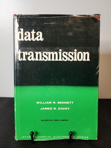 Data Transmission Hardcover William R.; Davey, James R. Bennett Book Manual