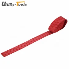 Red Durable X-Tube Heat Shrink Wrap Tubing Length 39" Shrink Fast For Rod Grips