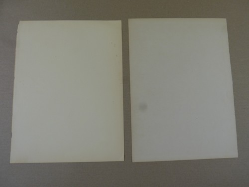11 sheets genuine reclaimed antique plain paper with age toning aprox 24x30cm - Picture 12 of 14